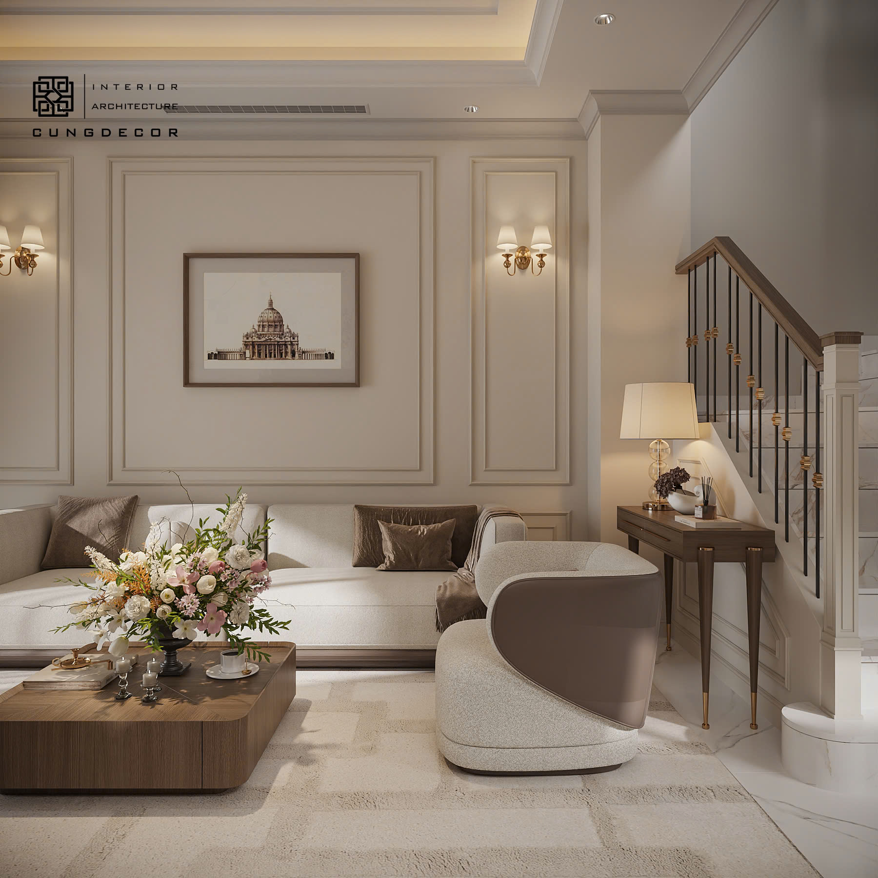 Nhà phố Tân cổ điển